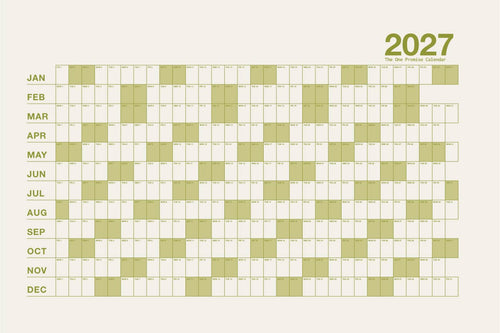 2027 One Promise Calendar